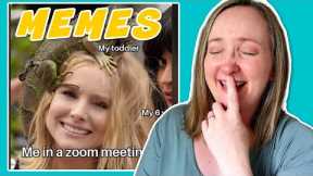 Suburban Mom Reacts to Hilarious Zoom Memes ** why are these the absolute truth?????**