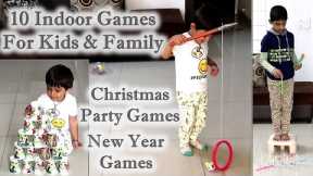 8 Christmas Party Games for kids and family | Indoor games for kids | Family Games | Xmas Games