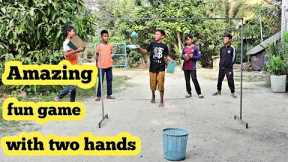 Amazing game with two hands / Outdoor game
