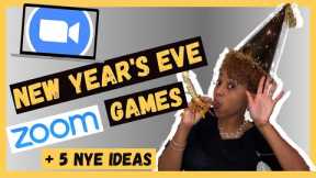 10 VIRTUAL NEW YEAR'S EVE PARTY ZOOM GAMES FOR ALL AGES (with 5 virtual NYE ideas)