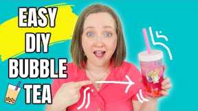 3 Ingredient Pink Bubble Tea Recipe With Popping Pearls (but does it taste good?)