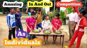Put In And Take Out Fruits Competition As Individuals / Indoor & Outdoor Game