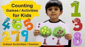 Indoor Activities for 3 Years Old | Counting activities for Kids | Learn Counting with fun games