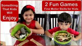 2 Fine motor activities for kids | Fun games | Fine Motor Skills activities | Preschool Kids
