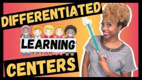 How to Set up Differentiated Learning Centers I Tips from a Curriculum Specialist