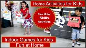 Home activities for kids | Fine Motor Activities for Kids | Indoor game for kids