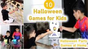 10 Halloween Party games | Halloween Games for Kids | Minute to win games for kids (2021)