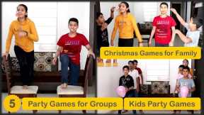 5 Games for Party | Party games for groups | Christmas Party Games | New Year Games (2022)
