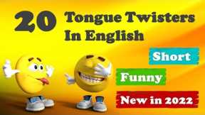 20 Funny Tongue Twisters in English | Tongue Twisters for Kids | Best Tongue Twisters (2022)