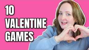 10 CANDY HEART Games FOR ALL AGES | Valentine's Day Games