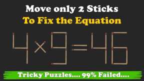 20 Matchstick Puzzles only Brilliant minds can solve | Matchstick Riddles | Puzzles with answers