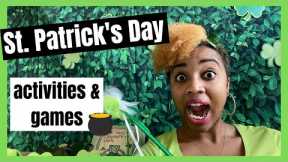 5 SUPER FUN ST. PATRICK'S DAY GAMES for KIDS: St Patricks Day Ideas