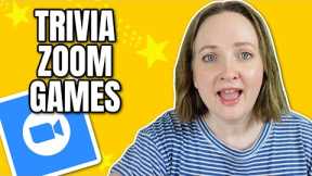 Trivia Games to Play on Zoom with Friends | ZOOM GAMES