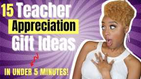 15 AFFORDABLE TEACHER APPRECIATION GIFT IDEAS for Teacher Appreciation Week