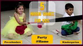 5 indoor games for kids | Preschool Activities | Indoor Activities for kids | Fun games at home