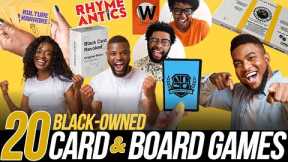 20 Black Owned Card & Board Games | Family Game Night!