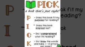 The PERFECT tool to help children want to read independent!