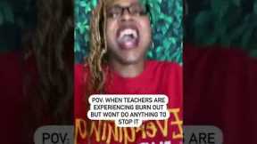 Teacher BURNOUT is REAL 🍎💯