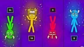 StickMan Funny Minigames - Stickman Party 1 2 3 4 Player Gameplay Android IOS