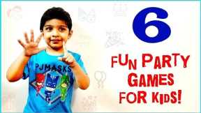 6 Fun and Easy Party Games for Kids |  Christmas Party Games | Birthday party game | Halloween Games