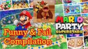 Mario Party Superstars | Funny & Fail Compilation Moments (Online Gameplay & Mini Games)