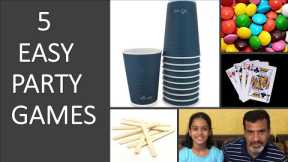 Easy birthday party games | quick indoor games | fun at home | rapid kitty party games | Prachi puri