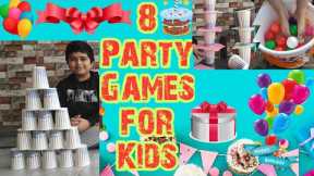 8 BIRTHDAY PARTY GAMES FOR KIDS||BALL AND CUP GAMES||FUN AND EASY GAMES||KITTY PARTY GAMES