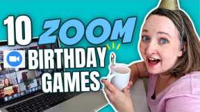 10 Zoom Birthday Party Game Ideas To Play With Friends | Zoom Games for Families and Kids