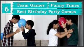 6 Team building games | Team games for kids office employees, teenagers | Best birthday party games
