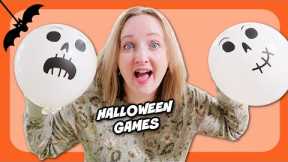 FUN HALLOWEEN Games for All Ages (INDOOR games & MINUTE TO WIN IT)