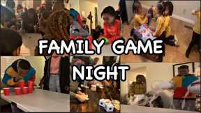LARGE FAMILY GAME NIGHT |  MINUTE TOO WIN IT | BLACK FAMILY VLOGS