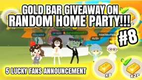 I Went To Random Home Party & Give Them Gold Bar!!! + Lucky Fans Announcement | Play Together
