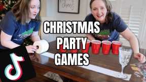 Trying TikTok CHRISTMAS PARTY Games | Christmas Party Games For ALL AGES
