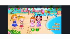 Baby Hazel Beach Party Games