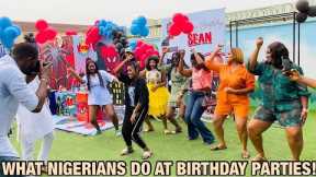 What Nigerians Do At A Children's Birthday Party!