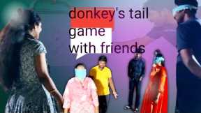 donkey's tail game //indoor game //party games //jaimahachannel