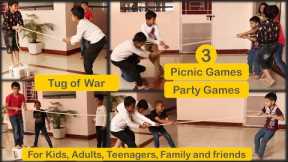 3 Picnic Games | Party Games | Games for Kids, Youth, Family and friends | Tug of War