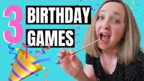 3 Birthday Party Games for Kids