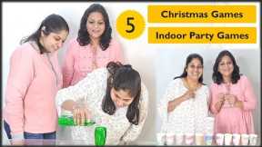 5 Christmas Party Games | 5 New Year games for Party | Indoor games for friends and family (2023)