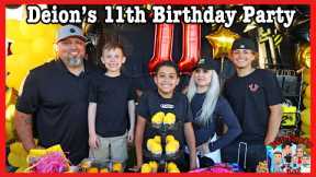 Deion's 11th Birthday Party | D&D Family Vlogs