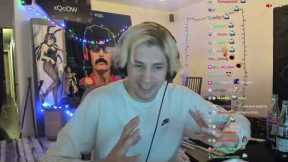 xQc Accidentally Fell Into A Fountain at A Epic Games Party