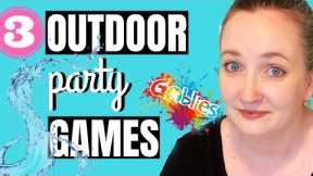 3 Outdoor Party Kids Games