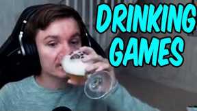Teo and friends play drinking games