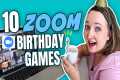 10 Zoom Birthday Party Game Ideas To
