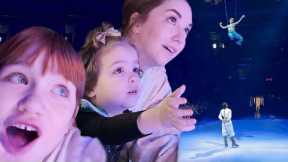 DiSNEY ON iCE with NAVEY!! her First Frozen Princess show!  surprise pokémon party with Adley & Niko