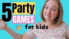 5 Birthday Party Games for Kids under 5 Dollars