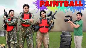 PAINTBALL GAME | Comedy Family Challenge | Aayu and Pihu Show
