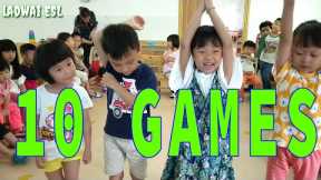 10 ESL games - simple activities [kindergarten]