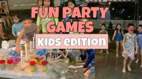 FUN PARTY GAMES IDEAS FOR KIDS | THE BORITOS
