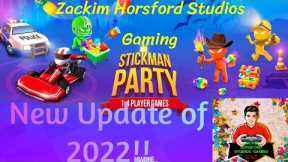 Stickman Party Gameplay New Update 2022!! (New Games) ZHS Gaming